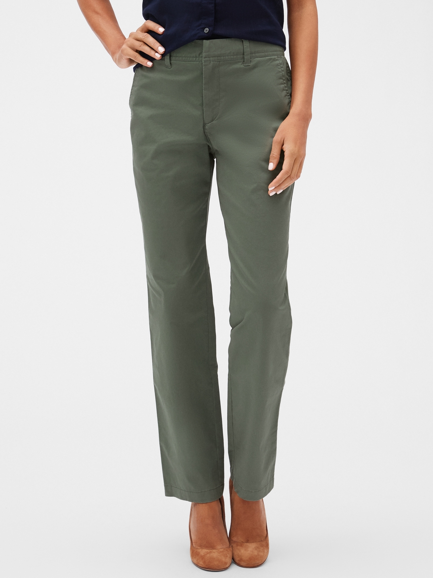 Mid rise khakis Clearance