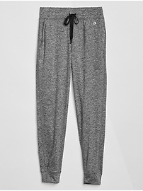 gap brushed tech jersey joggers