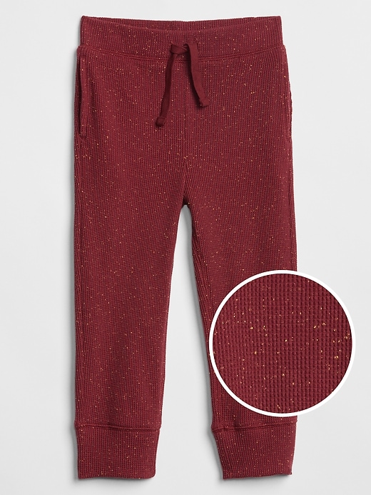 View large product image 1 of 1. Toddler Waffle-Knit Pants