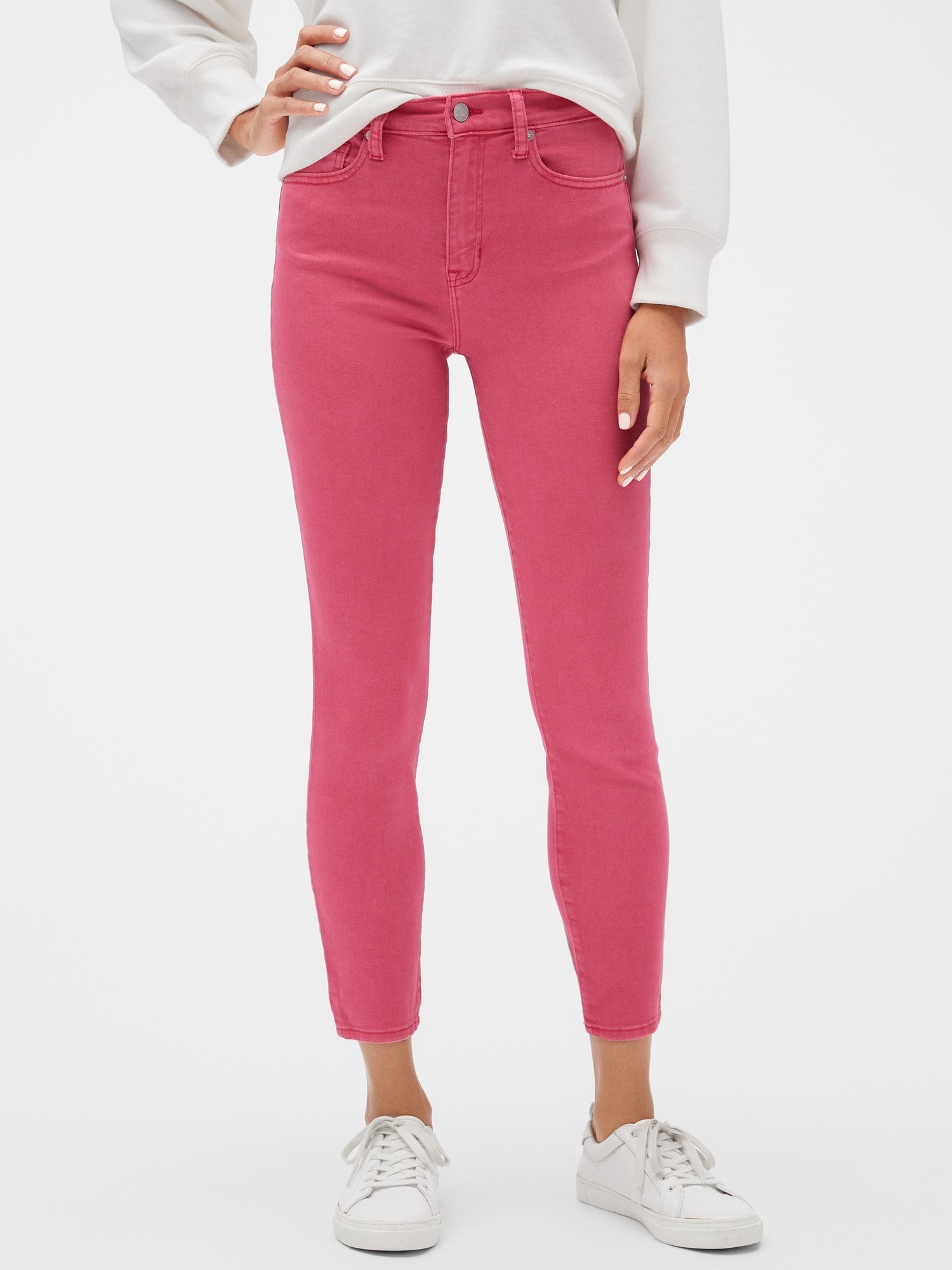 gap pink jeans