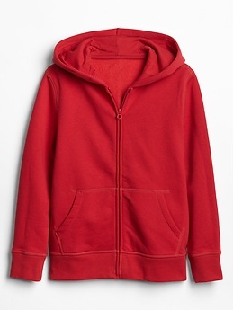 Gap Factory Zip Hoodie Sweatshirt Modern Red Size Xs