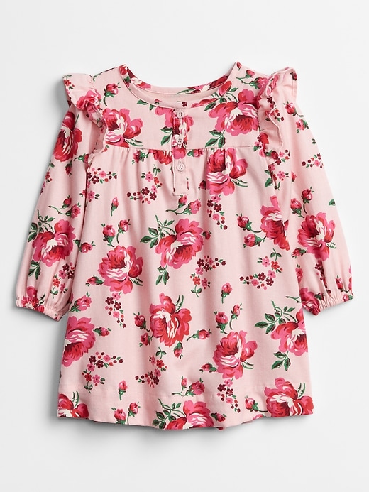 View large product image 1 of 2. Baby Ruffle Print Dress