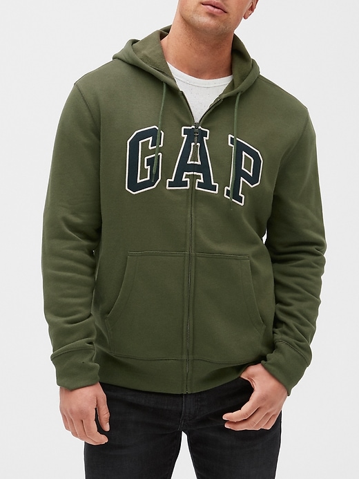 Image number 1 showing, Gap Logo Zip Hoodie