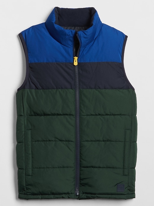 View large product image 1 of 1. Kids Colorblock Puffer Vest