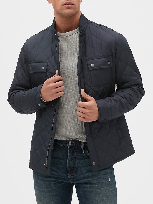 Image number 1 showing, Quilted Shirt Jacket