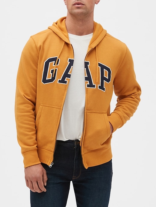 View large product image 1 of 1. Gap Logo Zip Hoodie