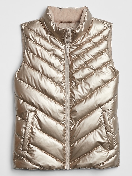 Image number 3 showing, Metallic Puffer Vest