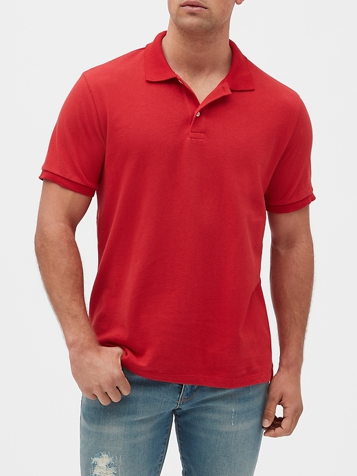 Image number 3 showing, Pique Polo Shirt