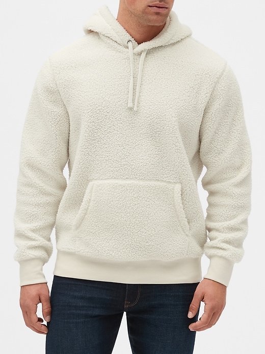 View large product image 1 of 1. Sherpa Pullover Hoodie