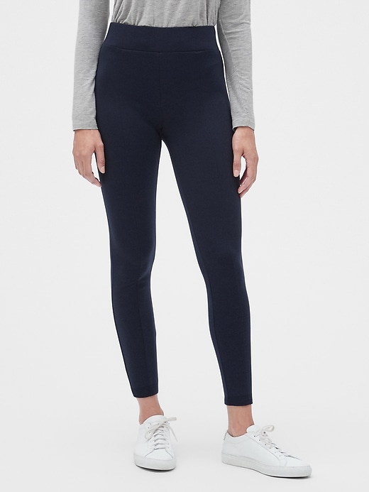 View large product image 1 of 1. Mid Rise Leggings in Ponte