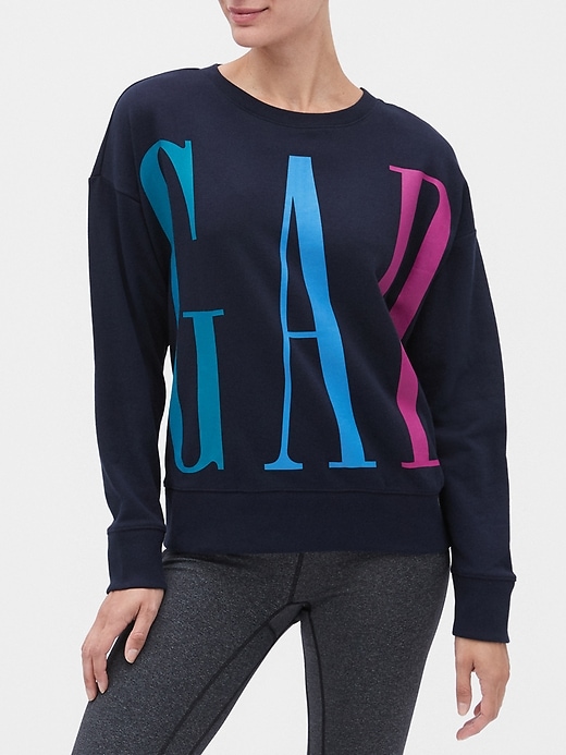 Gap Factory Gap Womens Crew Neck Sweatshirt Gap Logo Crewneck
