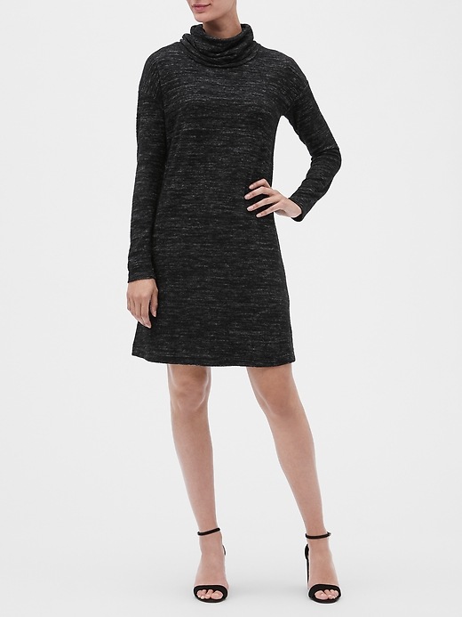 Image number 4 showing, Softspun Cowl-Neck Sweater Dress