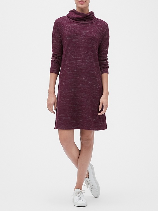 Image number 5 showing, Softspun Cowl-Neck Sweater Dress