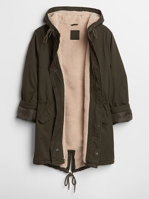 Image number 4 showing, Sherpa-Lined Fishtail Parka