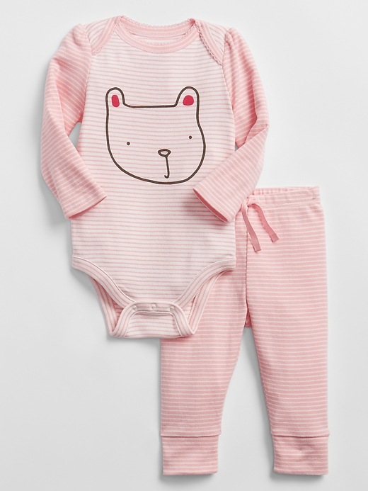 View large product image 1 of 2. Baby Bear Bodysuit Set