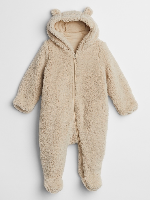View large product image 1 of 3. Baby Sherpa Hoodie One-Piece