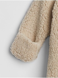 View large product image 3 of 3. Baby Sherpa Hoodie One-Piece