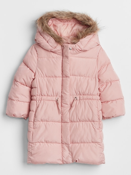 Image number 4 showing, Toddler Longline Puffer Jacket