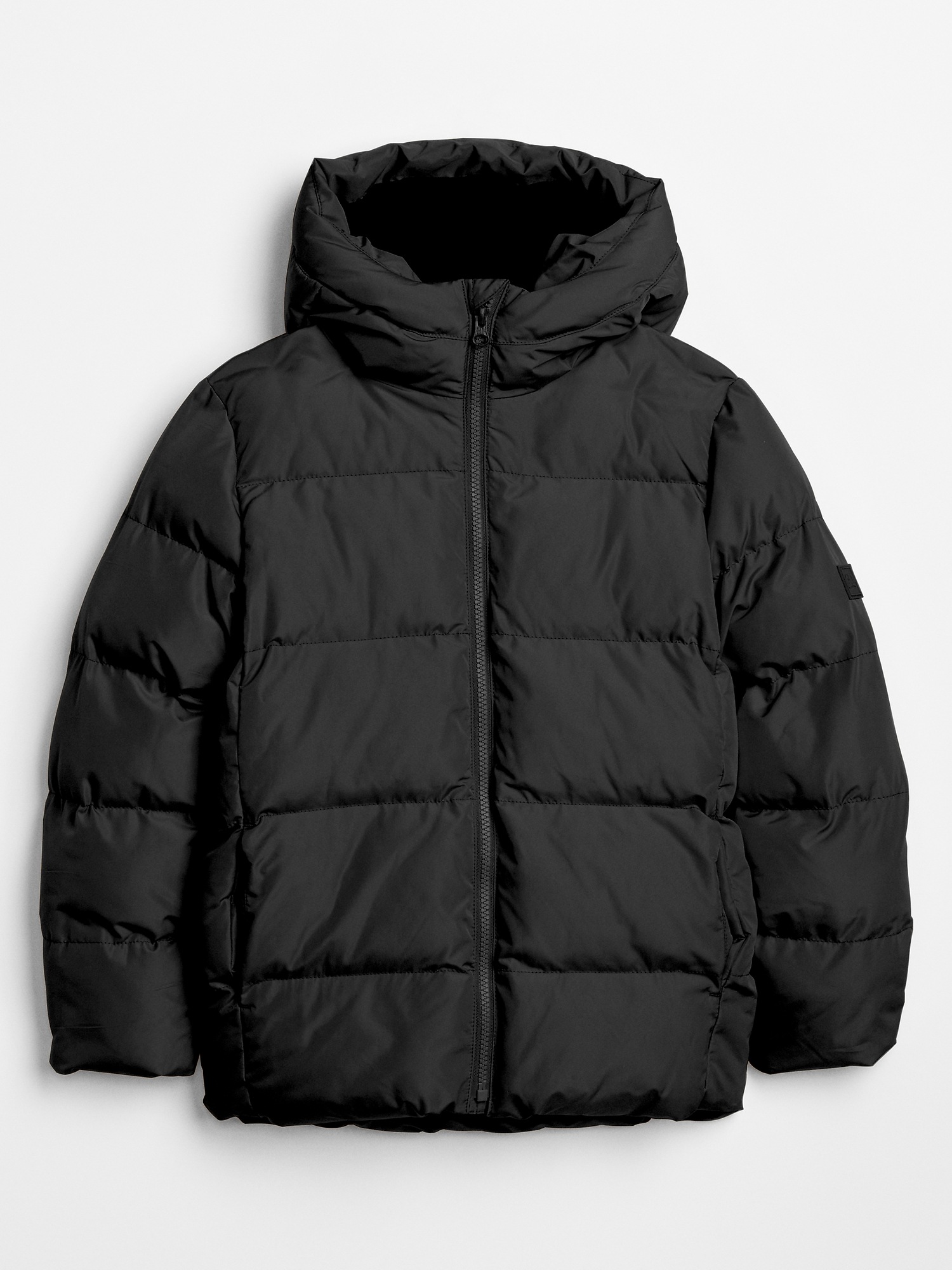 Black puffer jacket sales kids