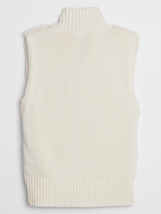 Image number 2 showing, Kids Faux-Fur Sweater Vest