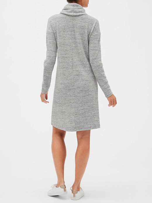 Image number 2 showing, Softspun Cowl-Neck Sweater Dress
