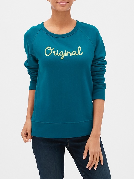 Image number 1 showing, Vintage Soft Embellished Gap Logo Graphic Sweatshirt