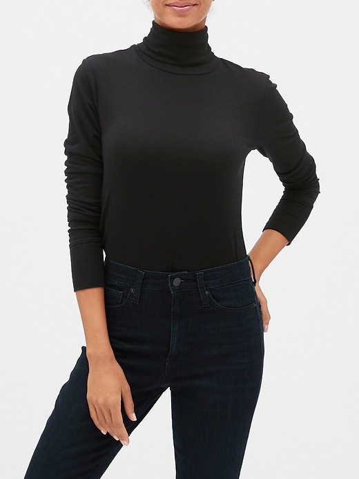 Image number 1 showing, Featherweight Turtleneck