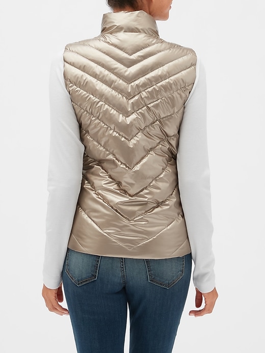 Image number 2 showing, Metallic Puffer Vest