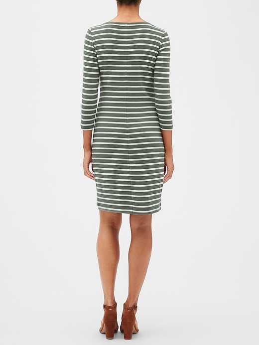 Image number 2 showing, Modern Stripe Boatneck Dress