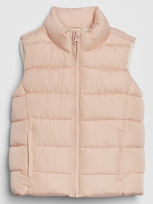Image number 1 showing, Kids Sherpa-Lined Puffer Vest