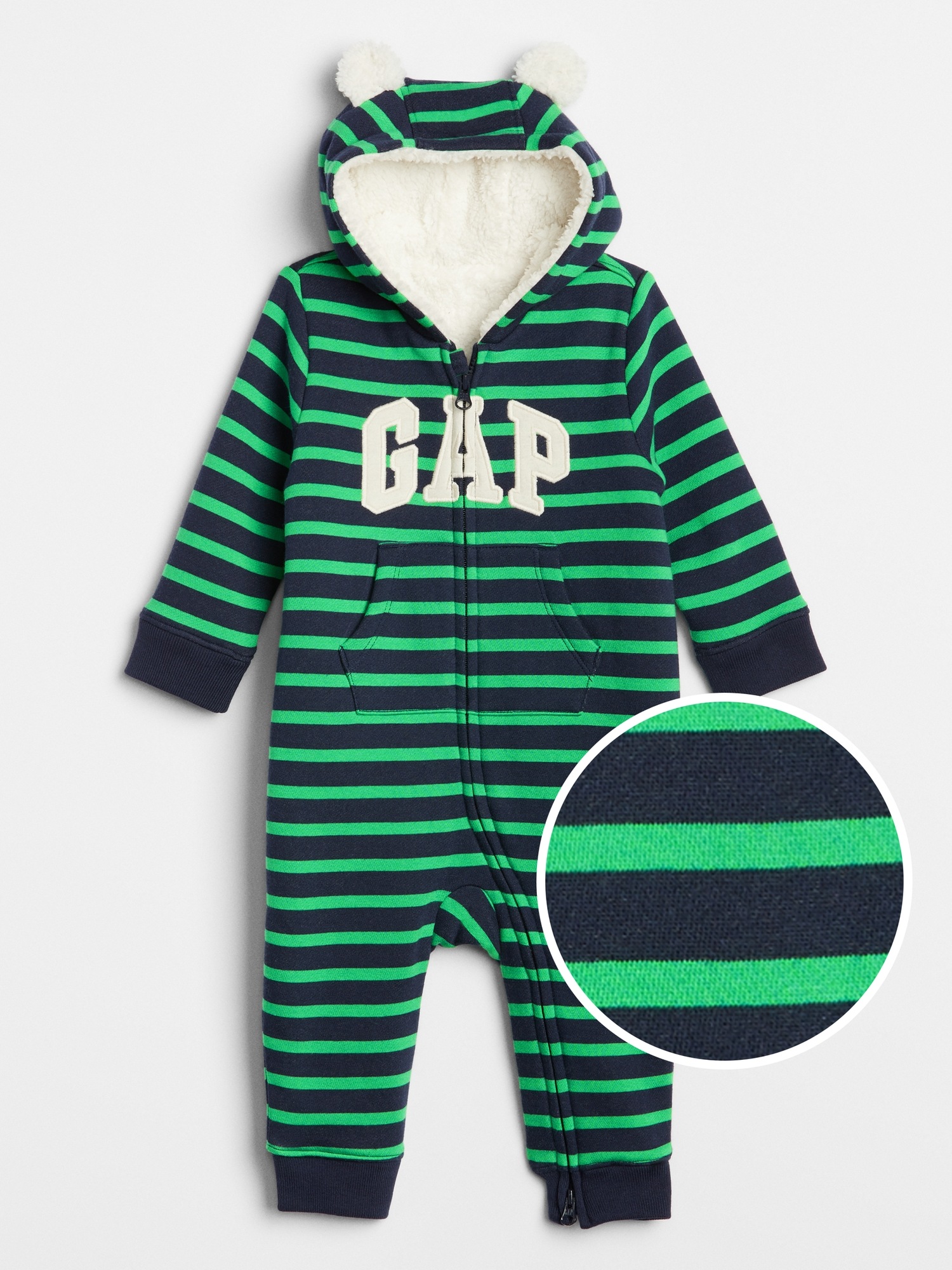 baby gap one piece hoodie