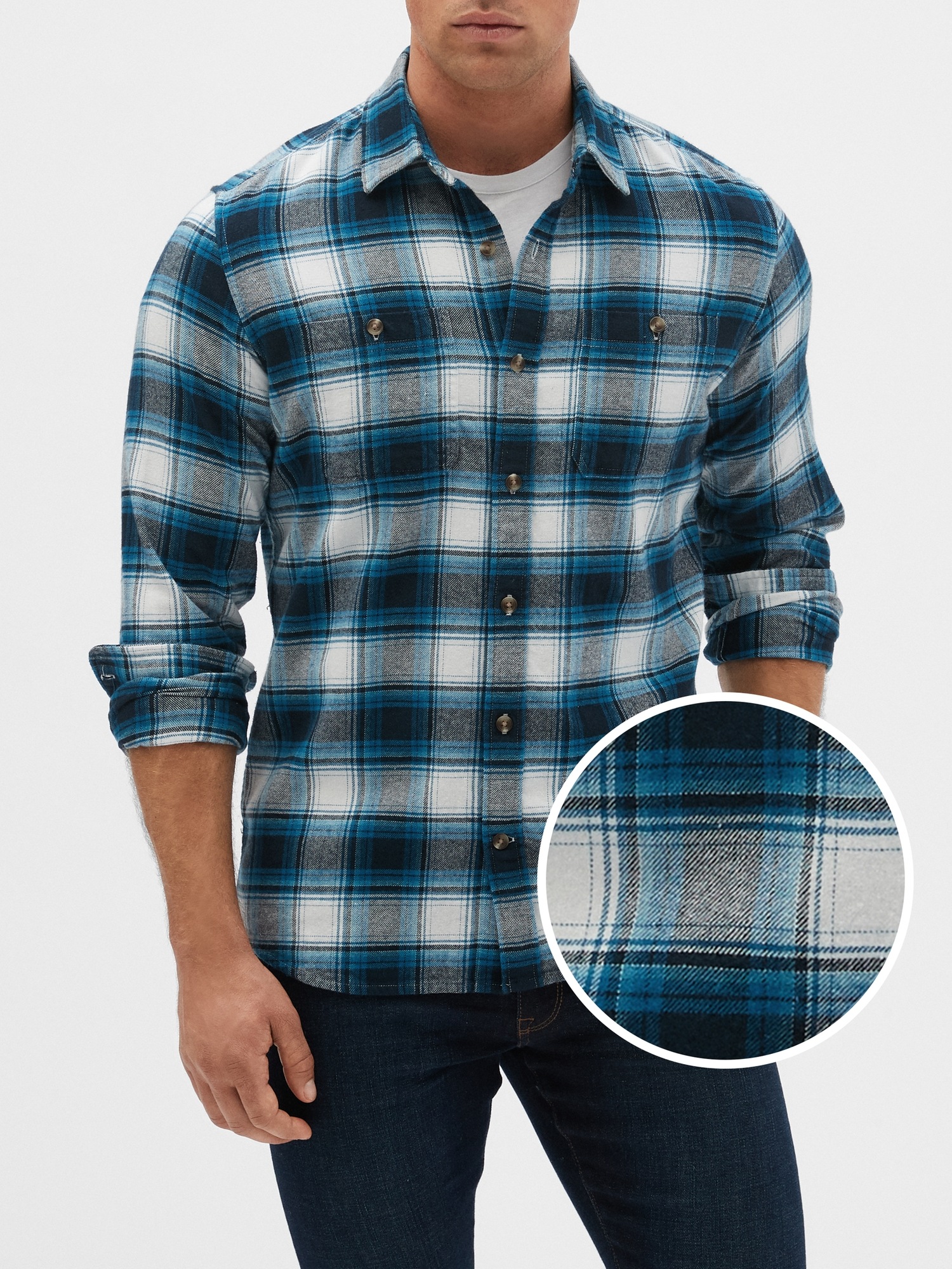 the gap flannel shirts