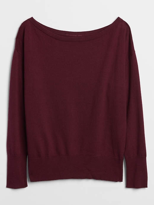 Image number 3 showing, Off-Shoulder Pullover Sweater