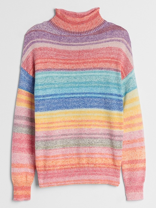 Image number 3 showing, Stripe Turtleneck Sweater