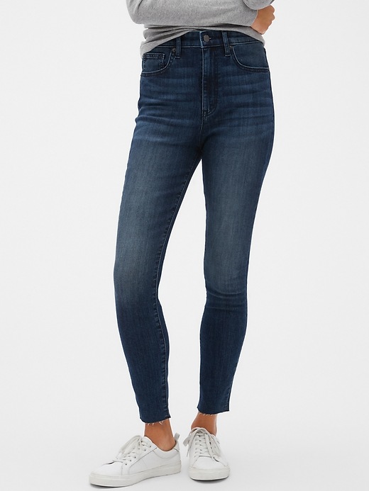 Sky High RawHem Legging Skimmer Jeans Gap Factory