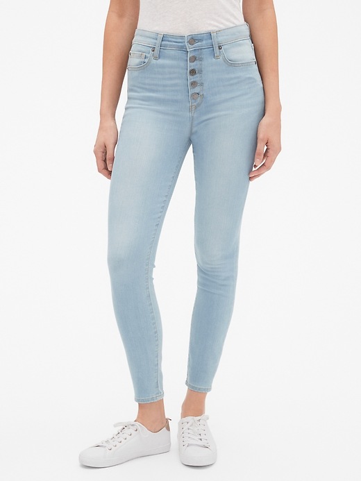 Image number 3 showing, High Rise Legging Skimmer Jeans