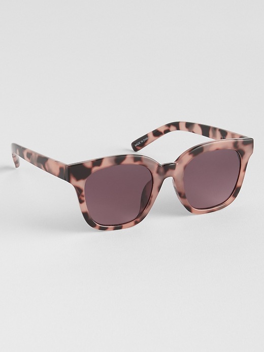 View large product image 1 of 1. Oversized Square Frame Sunglasses