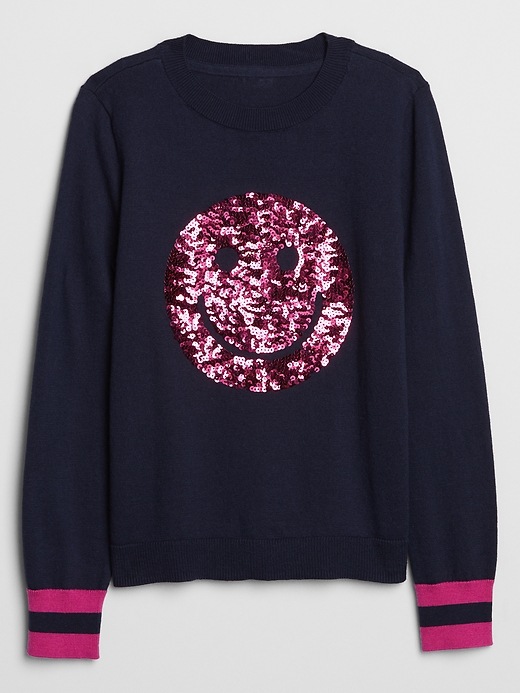 View large product image 1 of 1. Kids Graphic Crewneck Sweater
