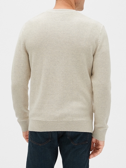 Image number 2 showing, Cable-Knit Crewneck Pullover Sweater