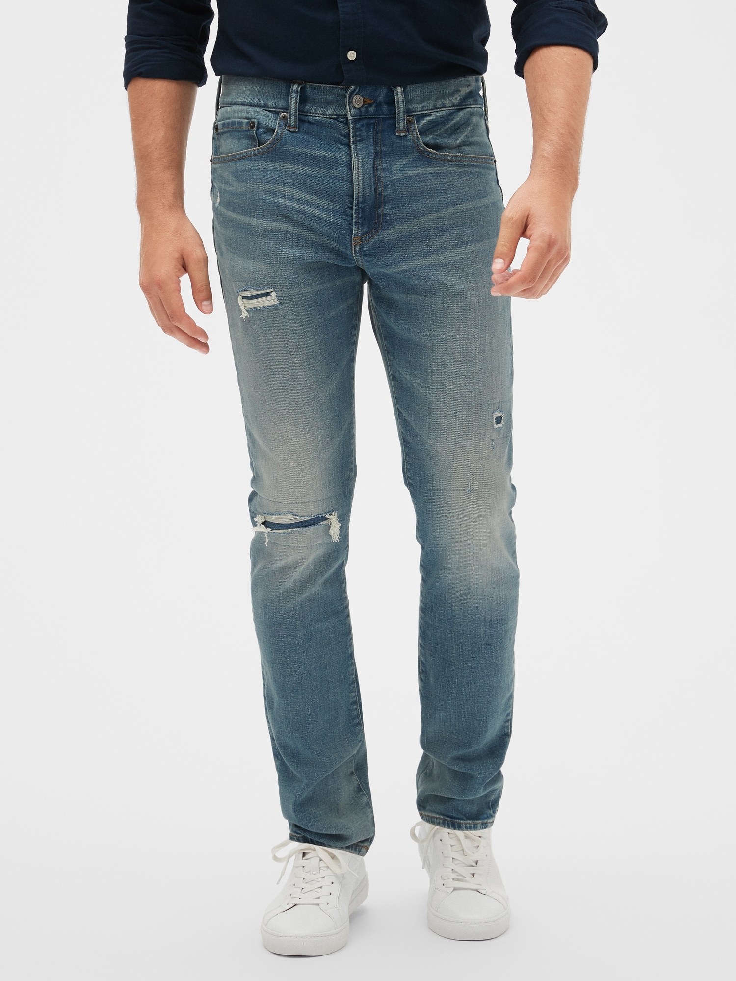 distressed jeans gap