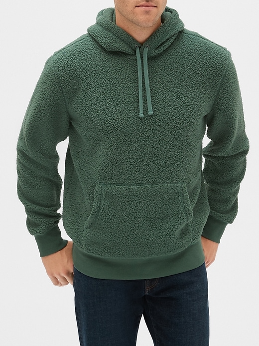 View large product image 1 of 1. Sherpa Pullover Hoodie