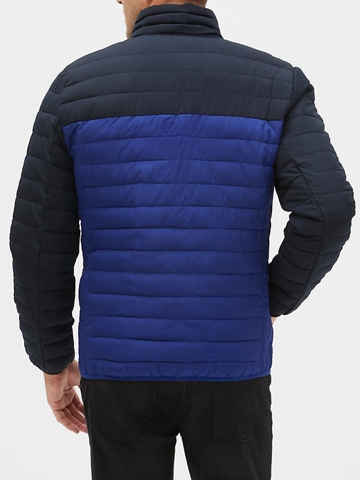 Image number 2 showing, Lightweight Colorblock Puffer Jacket