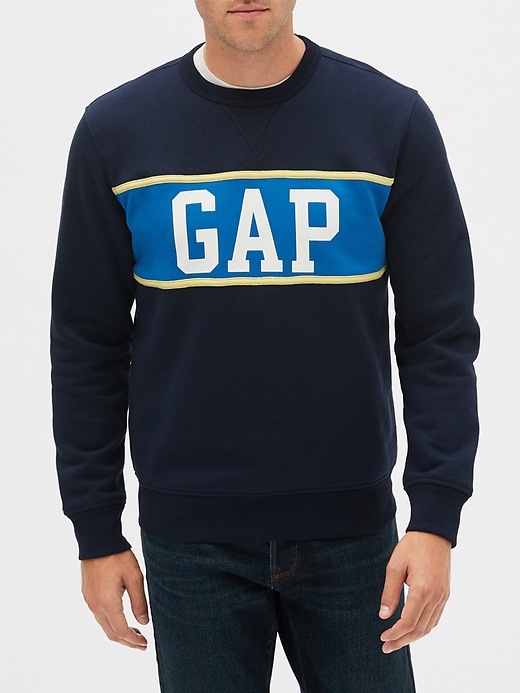 Image number 3 showing, Gap Logo Colorblock Crewneck Sweatshirt