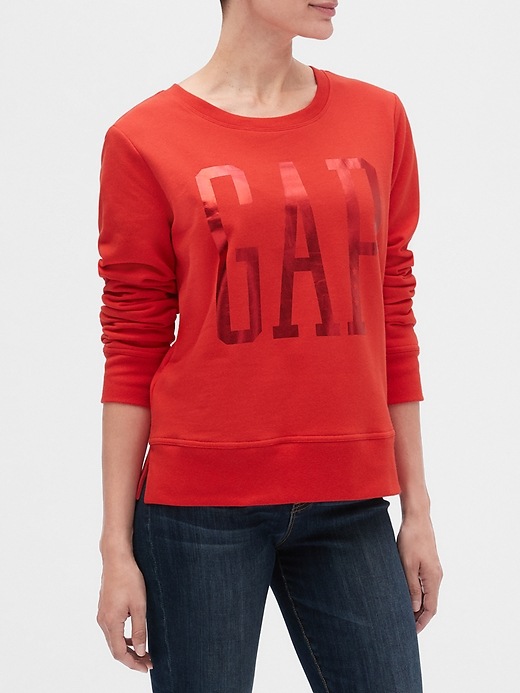 Image number 4 showing, Metallic Logo Pullover Sweater