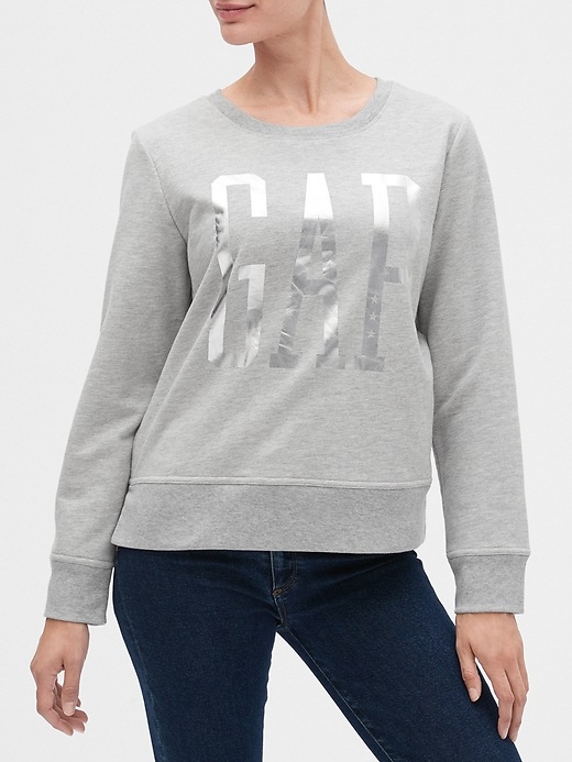 Image number 9 showing, Metallic Logo Pullover Sweater