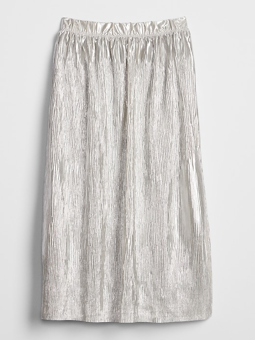 Image number 3 showing, Metallic Crinkle Skirt
