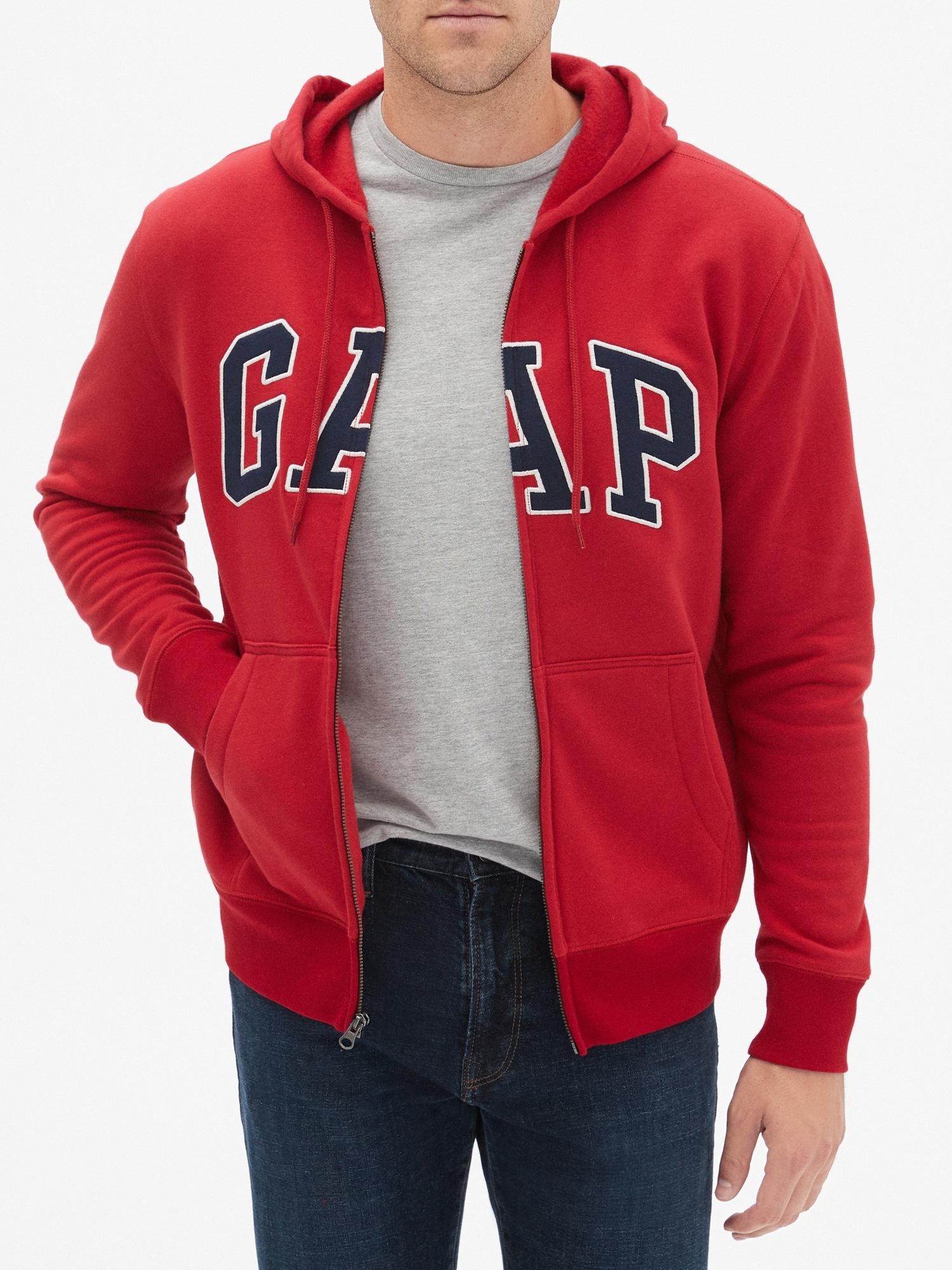 red gap logo hoodie
