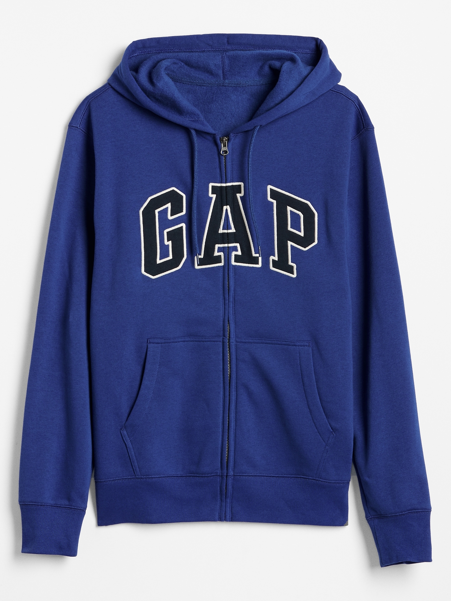 gap blue zip up hoodie
