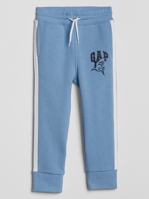 View large product image 1 of 1. Toddler Gap Logo Side-Stripe Fleece Joggers