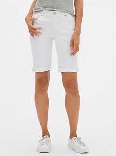 gap bermuda jean shorts